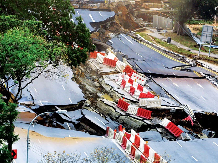Buildings in Singapore are earthquake-resistant - to a certain extent